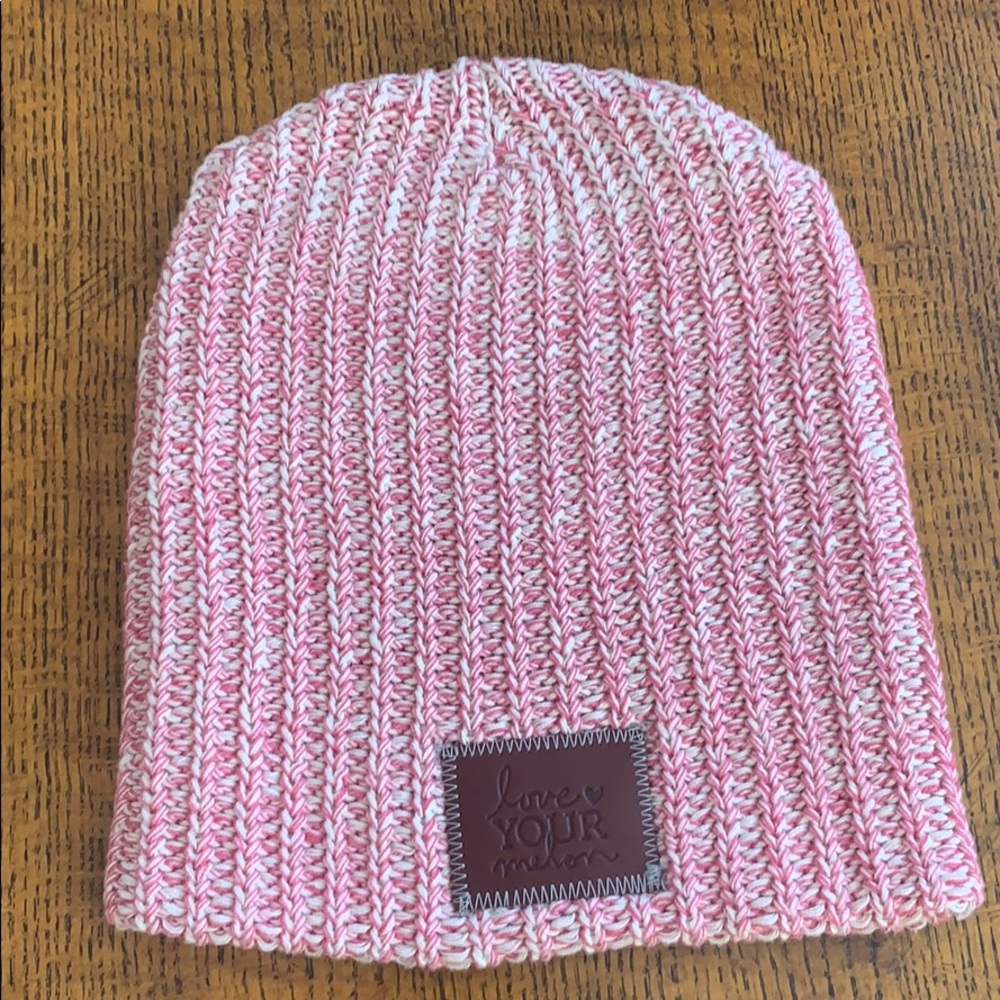 Light pink love your melon beanie